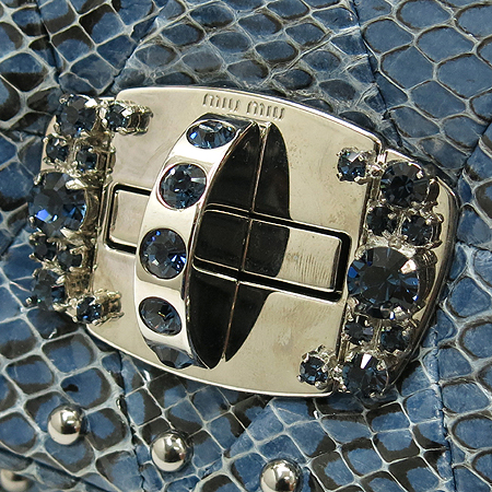 MiuMiu(�̿�̿�) RP0198 ��ũ���� ���̽����� ���� ����ΰ� ũ����Ż��� ������ ����Ʈ ü���Ŀ�ġ �̹���5 - ���̺��� �߰���ǰ