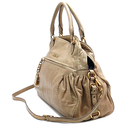 MiuMiu(�̿�̿�) RR1424 ���� �ΰ� ��� ����Ʈ ���� ��Ƽ�� ���� 2WAY ���� + �����Ʈ�� �̹���3 - ���̺��� �߰���ǰ