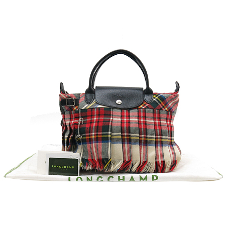 Long Champ(�ռ�) 1621490060 üũ �к긯 �������� ȥ�� ��Ʈ�� [��������] �̹���2 - ���̺��� �߰���ǰ