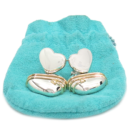 Tiffany(Ƽ�Ĵ�) 18K ȭ��Ʈ ��� + 925 (�ǹ�) �޺� ��Ʈ �Ͱ��� �̹���2 - ���̺��� �߰���ǰ