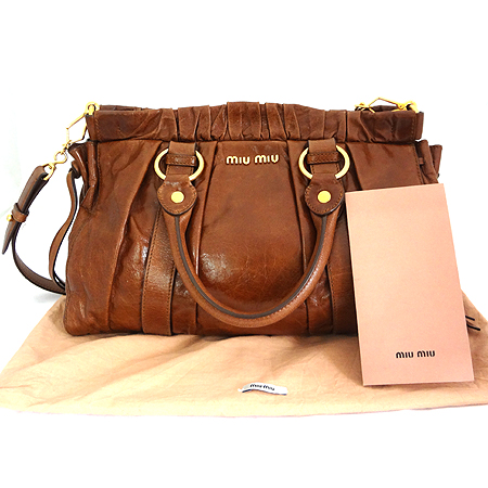 MiuMiu(�̿�̿�) RT0383 VITERLLO LUX ���� ��Ŭ ���� 2WAY [�ϻ����] �̹���5 - ���̺��� �߰���ǰ