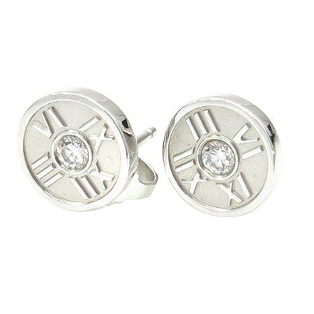 Tiffany(Ƽ�Ĵ�) Tiffany(Ƽ�Ĵ�) ��Ʋ�� ��Ŭ 18K ȭ��Ʈ��� 1P ���̾� �Ͱ��� �̹���3 - ���̺��� �߰���ǰ