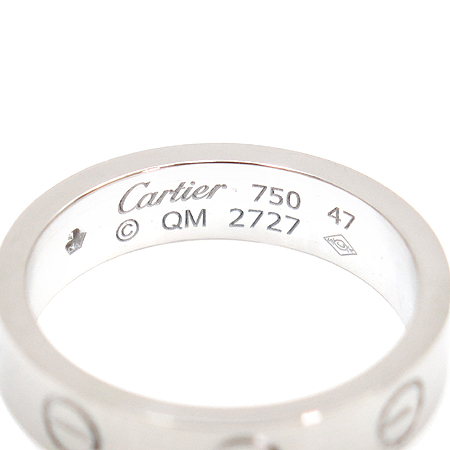 Cartier(��쿡) B4050500 18K(750) ȭ��Ʈ ��� 1����Ʈ ���̾� �̴� ���긵 ����- 7ȣ �̹���4 - ���̺��� �߰���ǰ