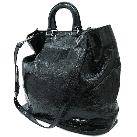 Prada(�����) BR4617 �ﰢ �ΰ� ��� VITELLO SHINE ���� ���� ��Ʈ�� + ��� ��Ʈ�� �̹���3 - ���̺��� �߰���ǰ