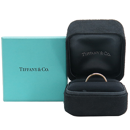 Tiffany(Ƽ�Ĵ�) PT950(�÷�Ƽ��)+18K ��� �޺� �б׷��� ������帵 3MM ����-16ȣ �̹���2 - ���̺��� �߰���ǰ
