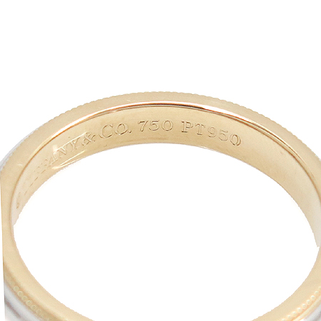 Tiffany(Ƽ�Ĵ�) PT950(�÷�Ƽ��)+18K ��� �޺� �б׷��� ������帵 3MM ����-16ȣ �̹���4 - ���̺��� �߰���ǰ