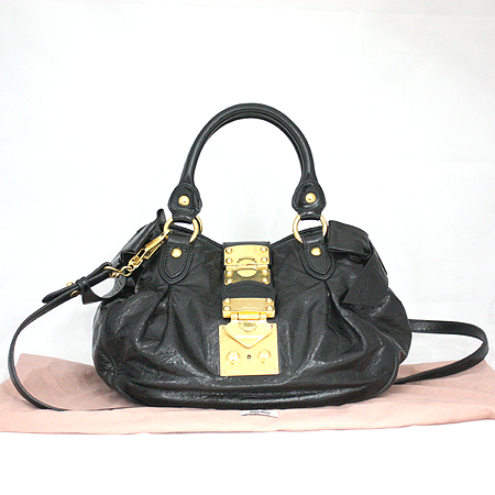 MiuMiu(�̿�̿�) ��Ƽ�� �������� ���� ������� ����ΰ���Ŭ 2WAY [��������] �̹���3 - ���̺��� �߰���ǰ