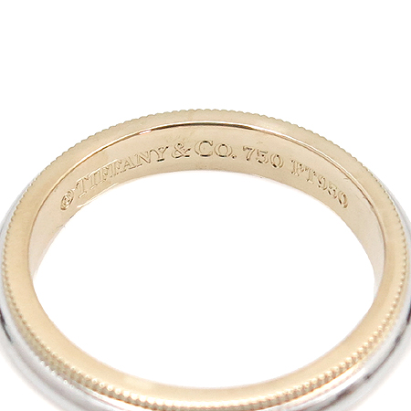 Tiffany(Ƽ�Ĵ�) PT950(�÷�Ƽ��)+18K ��� �޺� �б׷��� ������帵 3MM ����-13ȣ [��������] �̹���4 - ���̺��� �߰���ǰ