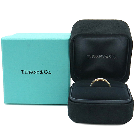 Tiffany(Ƽ�Ĵ�) PT950(�÷�Ƽ��)+18K ��� �޺� �б׷��� ������帵 3MM ����-9ȣ �̹���2 - ���̺��� �߰���ǰ