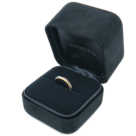 Tiffany(Ƽ�Ĵ�) PT950(�÷�Ƽ��)+18K ��� �޺� �б׷��� ������帵 3MM ����-9ȣ �̹���3 - ���̺��� �߰���ǰ