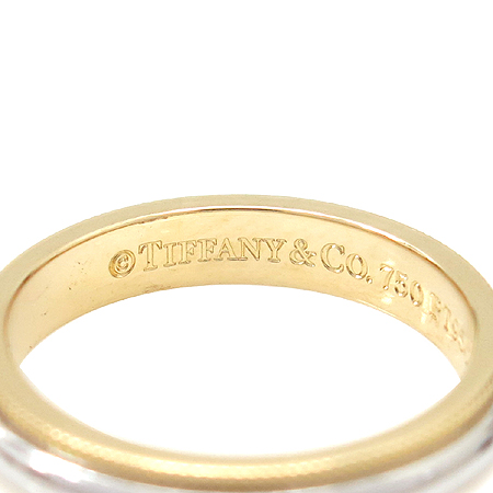 Tiffany(Ƽ�Ĵ�) PT950(�÷�Ƽ��)+18K ��� �޺� �б׷��� ������帵 3MM ����-9ȣ �̹���4 - ���̺��� �߰���ǰ