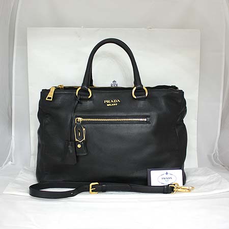 Prada(�����) BR4277 NAPPA NERO ����Ų ���� ����ΰ� �� ¤�� ��Ʈ�� + �����Ʈ�� [��������] �̹���3 - ���̺��� �߰���ǰ