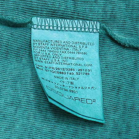 DSQUARED2(�������2) ����Ʈ ���� Ƽ �̹���4 - ���̺��� �߰���ǰ