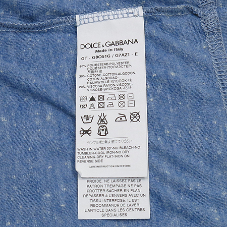 DOLCE & GABBANA(��ü&���ٳ�) ����Ʈ V�� ���� Ƽ [���빮��] �̹���4 - ���̺��� �߰���ǰ