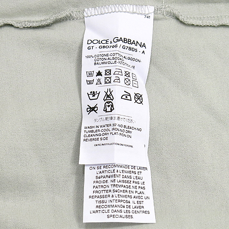 DOLCE & GABBANA(��ü&���ٳ�) �ĳ��� ����Ʈ V�� ���� Ƽ [�λ꼾�Һ���] �̹���4 - ���̺��� �߰���ǰ