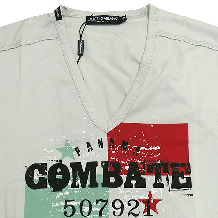 DOLCE & GABBANA(��ü&���ٳ�) �ĳ��� ����Ʈ V�� ���� Ƽ [���빮��] �̹���2 - ���̺��� �߰���ǰ