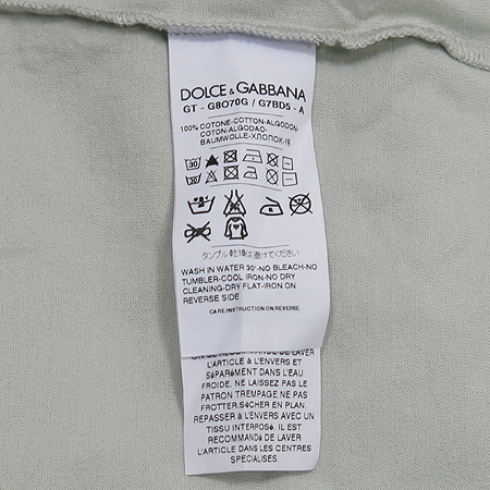 DOLCE & GABBANA(��ü&���ٳ�) �ĳ��� ����Ʈ V�� ���� Ƽ [���빮��] �̹���4 - ���̺��� �߰���ǰ