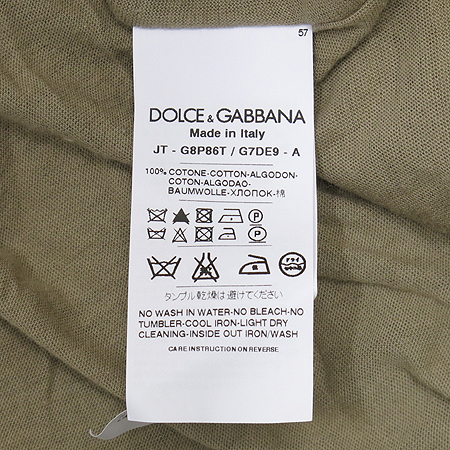 DOLCE & GABBANA(��ü&���ٳ�) 2��ư ���� Ƽ �̹���4 - ���̺��� �߰���ǰ