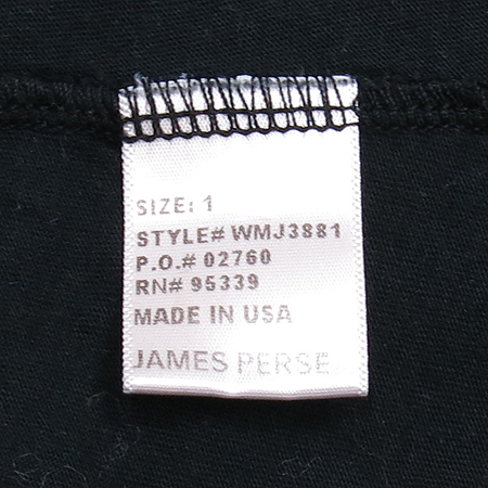 JAMES PERSE(���ӽ��޽�) ����� �μҸ� Ƽ �̹���4 - ���̺��� �߰���ǰ