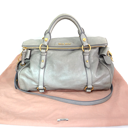 MiuMiu(�̿�̿�) RT0365 VITELLO LUX ���� ��� ���� �ΰ� ��ÿ 2WAY [�ϻ����] �̹���5 - ���̺��� �߰���ǰ