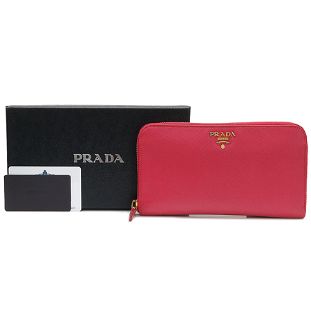 Prada(�����) 1M0506 ��ũ ���ǾƳ� SAFFIANO METAL ����ΰ� ¤�� ������ �̹���2 - ���̺��� �߰���ǰ