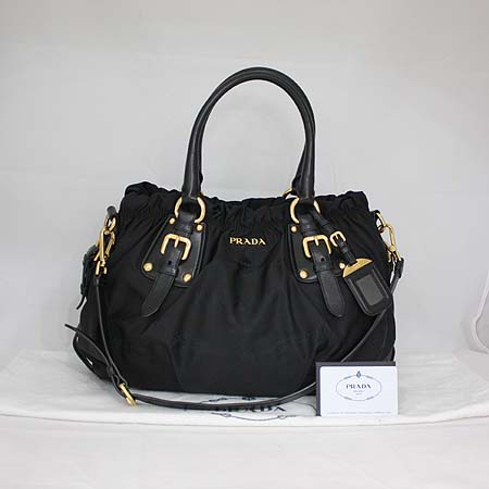 Prada(�����) BR4259 NYLON JACAQUARD NERO �ж�� �� �ΰ� �к긯 ���� ���� ȥ�� ����ΰ� 2WAY [��������] �̹���3 - ���̺��� �߰���ǰ