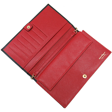 Ferragamo(��󰡸�) 22 B850 ���� �ٶ���� ���� ���� Ŭ��ġ�� ũ�ν��� [�б�������] �̹���4 - ���̺��� �߰���ǰ