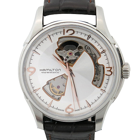 HAMILTON(ع) H32565555 JAZZMASTER OPEN HEART ý ƽ ׹  ð [б]