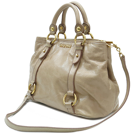 MiuMiu(�̿�̿�) RN0685 ���� �ΰ� ��� ���� 2WAY �̹���3 - ���̺��� �߰���ǰ