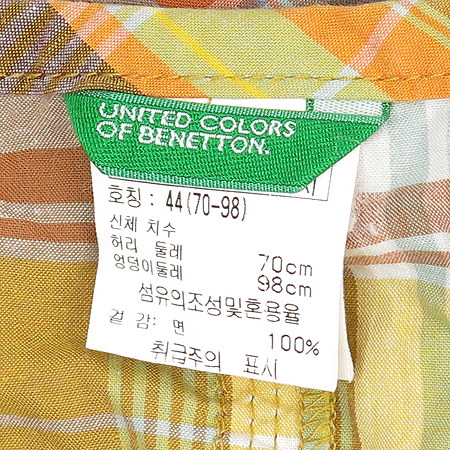BENETTON(������) üũ ���� ��ĿƮ [��õ��] �̹���5 - ���̺��� �߰���ǰ
