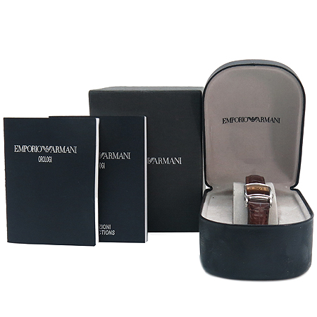 Armani(�Ƹ�����) AR0205 ���� �簢������ ���� ���� ��� ������ �ð� �̹���2 - ���̺��� �߰���ǰ