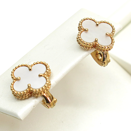 VANCLEEF & ARPELS(��Ŭ����&����) 18K ���ο� ��� MOTHER OF PEARL Vintage ������ ���Ժ�� �Ͱ��� [�б�������] �̹���3 - ���̺��� �߰���ǰ