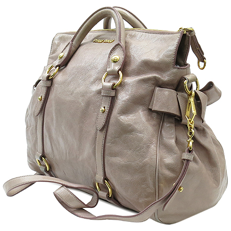 MiuMiu(�̿�̿�) RT0438 VITELLO LUX ���� ��� ���� �ΰ� ��ÿ 2WAY �̹���2 - ���̺��� �߰���ǰ