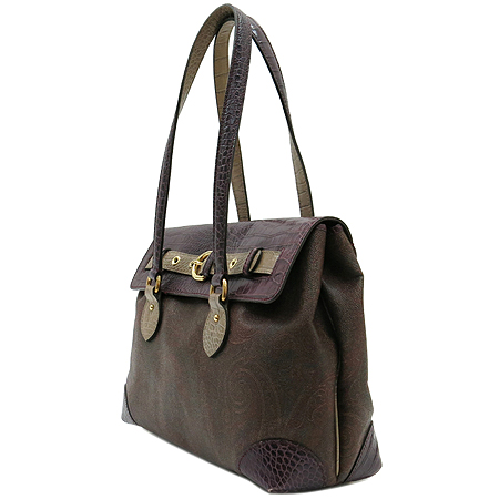 Etro(��Ʈ��) 1C237 2653 ũ��ũ���� ���� ������ ��Ʈ ��� PVC ����� �̹���3 - ���̺��� �߰���ǰ