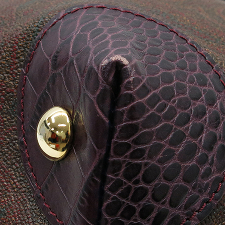 Etro(��Ʈ��) 1C237 2653 ũ��ũ���� ���� ������ ��Ʈ ��� PVC ����� �̹���6 - ���̺��� �߰���ǰ