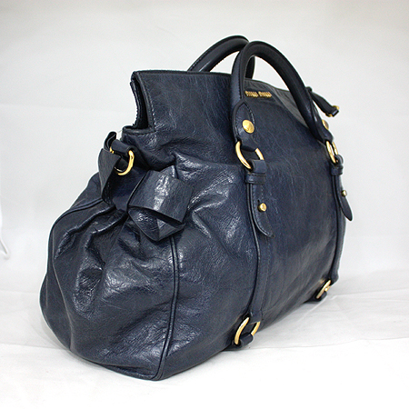 MiuMiu(�̿�̿�) RT0365 VITELLO LUX BLUETTE ��ũ���� ���� ����ΰ� ������� 2WAY [��������] �̹���2 - ���̺��� �߰���ǰ