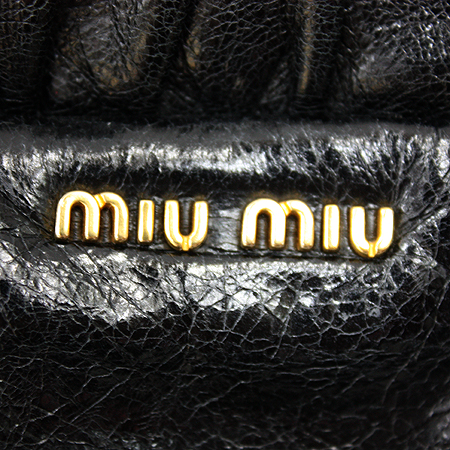 MiuMiu(�̿�̿�) VITELLO LUX NERO ��Ƽ�� �������� ����ΰ� ������ 2WAY [��������] �̹���4 - ���̺��� �߰���ǰ