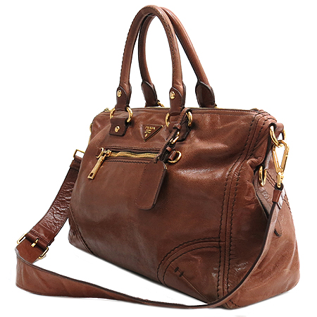 Prada(�����) BL0678 VITELLO SHINE(���ڷ� ����) ���� �۾��� ���� 2WAY [�б�������] �̹���3 - ���̺��� �߰���ǰ