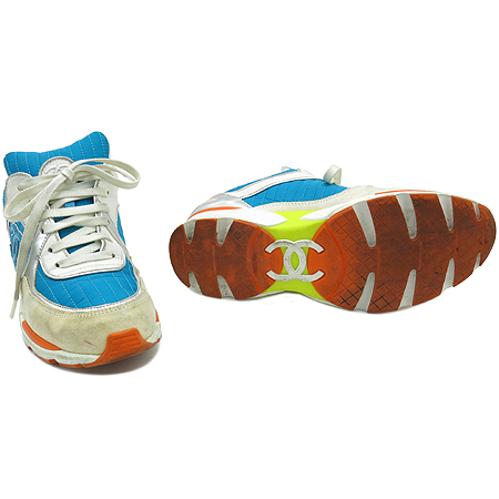 Chanel(����) G26582 ���̺��� �����̵� ��ī�̺��� ���� ȥ�� �ΰ� ��Ƽġ ����Ŀ�� [ũ�����÷���] �̹���2 - ���̺��� �߰���ǰ