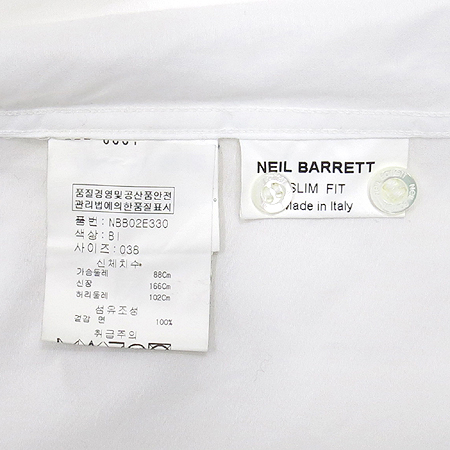 NEIL BARRETT(�ҹٷ�) COTTON 100% ȭ��Ʈ ������ ������ �ս����� ���� �̹���7 - ���̺��� �߰���ǰ