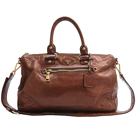 Prada(�����) BL0678 VITELLO SHINE(���ڷ� ����) ���� �۾��� ���� 2WAY [�б�������] �̹���2 - ���̺��� �߰���ǰ