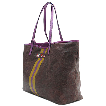 Etro(��Ʈ��) 1B374 4313 �Ｑ �̴ϼ� �ΰ� ������ PVC ���� Ʈ���� ���� ����� + �����Ŀ�ġ �̹���3 - ���̺��� �߰���ǰ