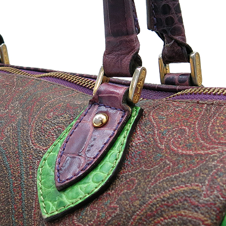 Etro(��Ʈ��) 16457 2874 ��Ƽ ������ PVC ũ��ũ���� ���� ����ΰ� ���� ��Ʈ�� �̹���3 - ���̺��� �߰���ǰ