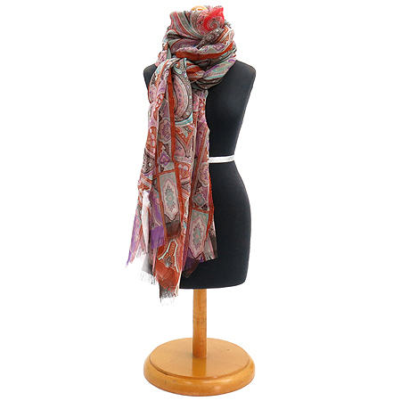 Etro(��Ʈ��) 100% ��ũ ������ ��ī�� �̹���2 - ���̺��� �߰���ǰ