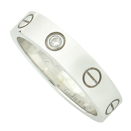 Cartier(��쿡) B4050550 18K ȭ��Ʈ��� 1����Ʈ���̾� �̴� ���긵 ���� -10ȣ �̹���3 - ���̺��� �߰���ǰ