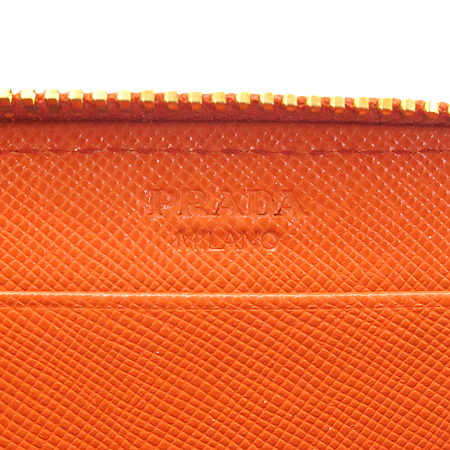 Prada(�����) 1M0268 SAFFIANO METAL ORANGE ���ǾƳ� ��Ż ������ ¤�� ī����� ���� �̹���4 - ���̺��� �߰���ǰ