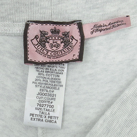 JUICY COUTURE(��� �ٶٸ�) �׷����÷� Ʈ���̴׺� (����SET) �̹���5 - ���̺��� �߰���ǰ