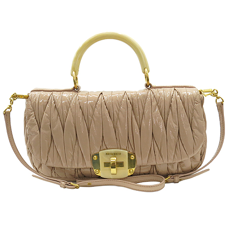 MiuMiu(�̿�̿�) RN0780 ������ ���̴�Ʈ ���� ����  ��Ŭ ��� ��Ʈ �� ũ�ν� 2WAY �̹���2 - ���̺��� �߰���ǰ