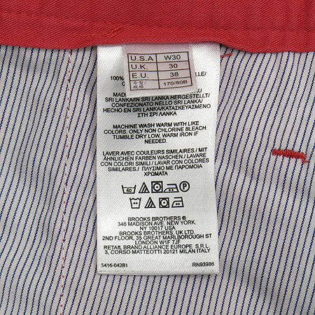 Brooks Brothery(��轺 ������) ��ũ�÷� �ݹ��� �̹���4 - ���̺��� �߰���ǰ