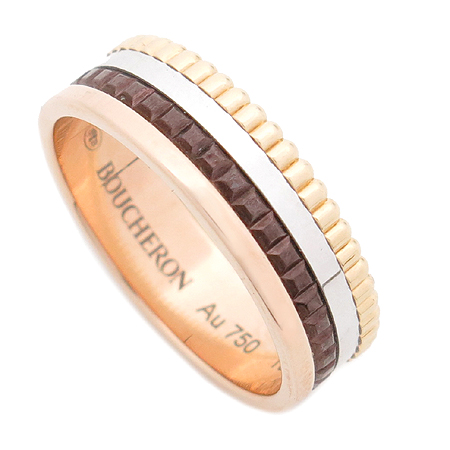 BOUCHERON (�ν���) 18K 3���÷� QUATRE CLASSIQUE SMALL RING (��Ʈ�� ������) ���� �̹���3 - ���̺��� �߰���ǰ